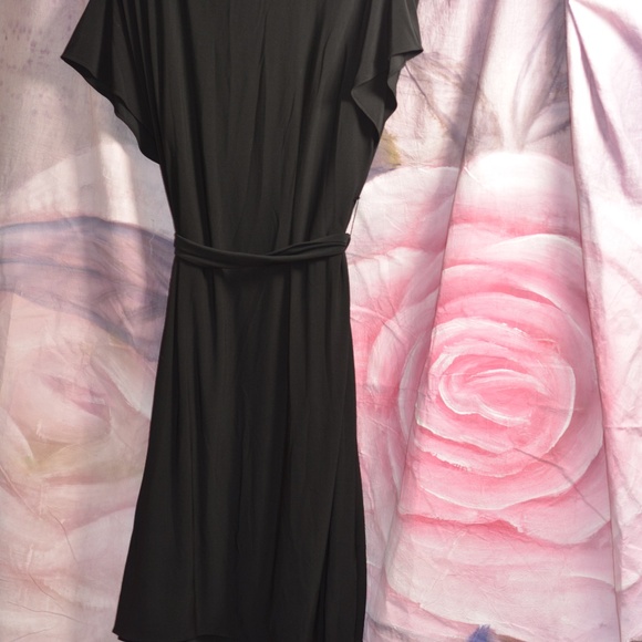 Coldwater Creek Embroidered Little Black Dress SZ 16 - Picture 4 of 4